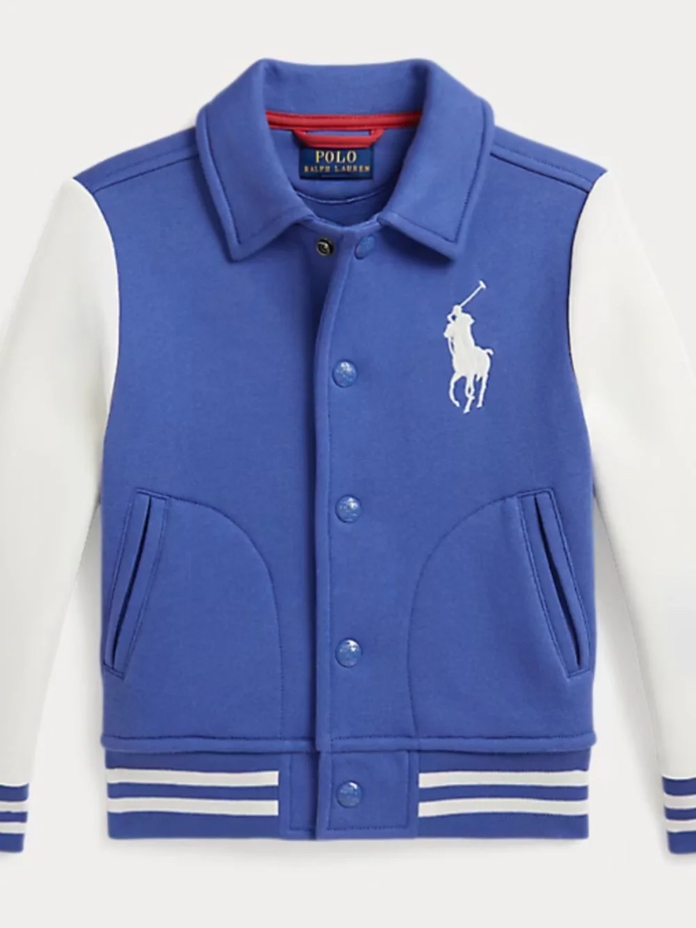Ralph Lauren Big Pony Fleece Baseball Jacket